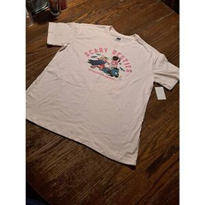 New Care Bears x Universal Monsters Tee NWT Women’s L 12-14 Pink Graphic Shirt